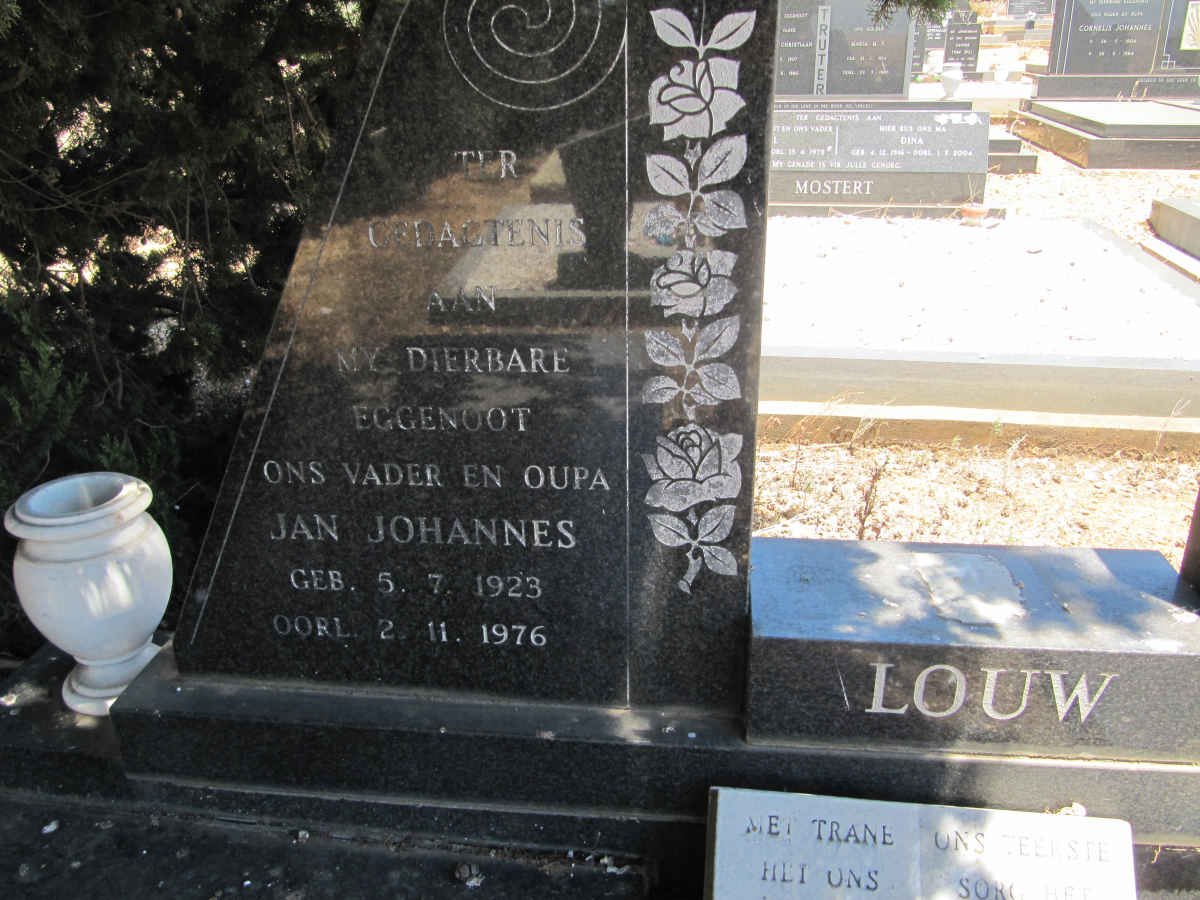 LOUW Jan Johannes 1923-1976