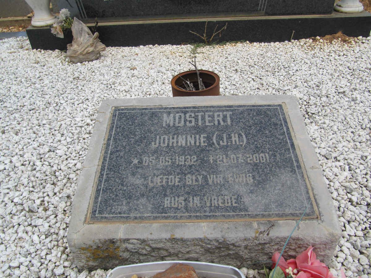 MOSTERT J.H. 1932-2001