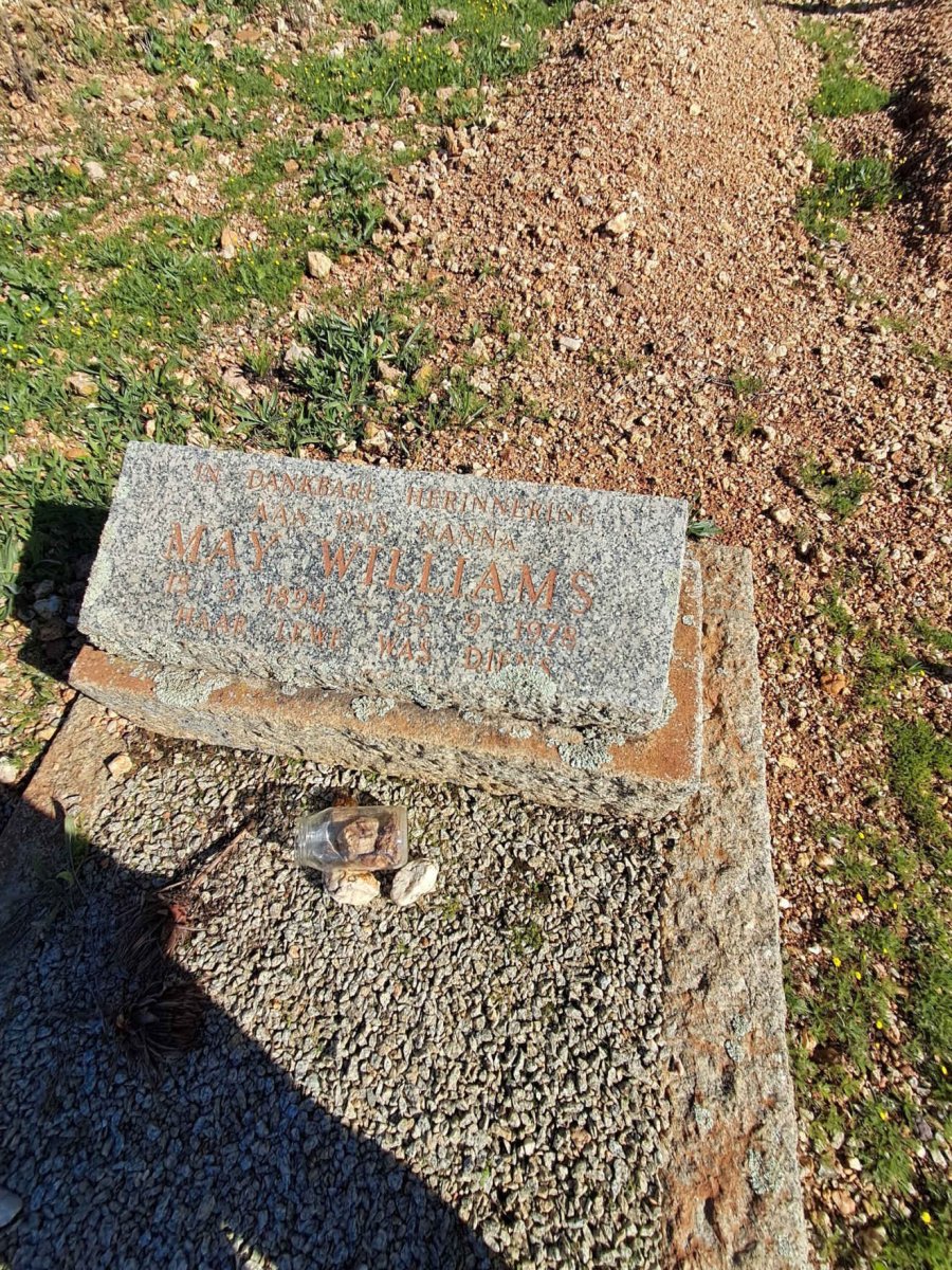 WILLIAMS May 1894-1978
