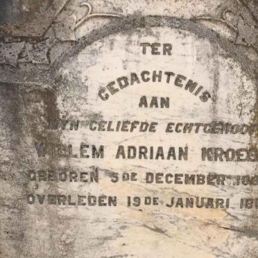 KROESE Willem Adriaan 1862-1918 