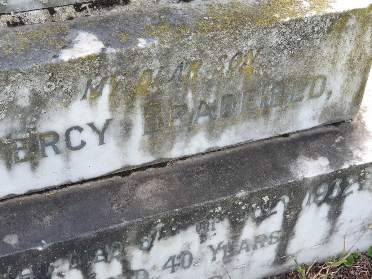 BRADFIELD Percy -1932