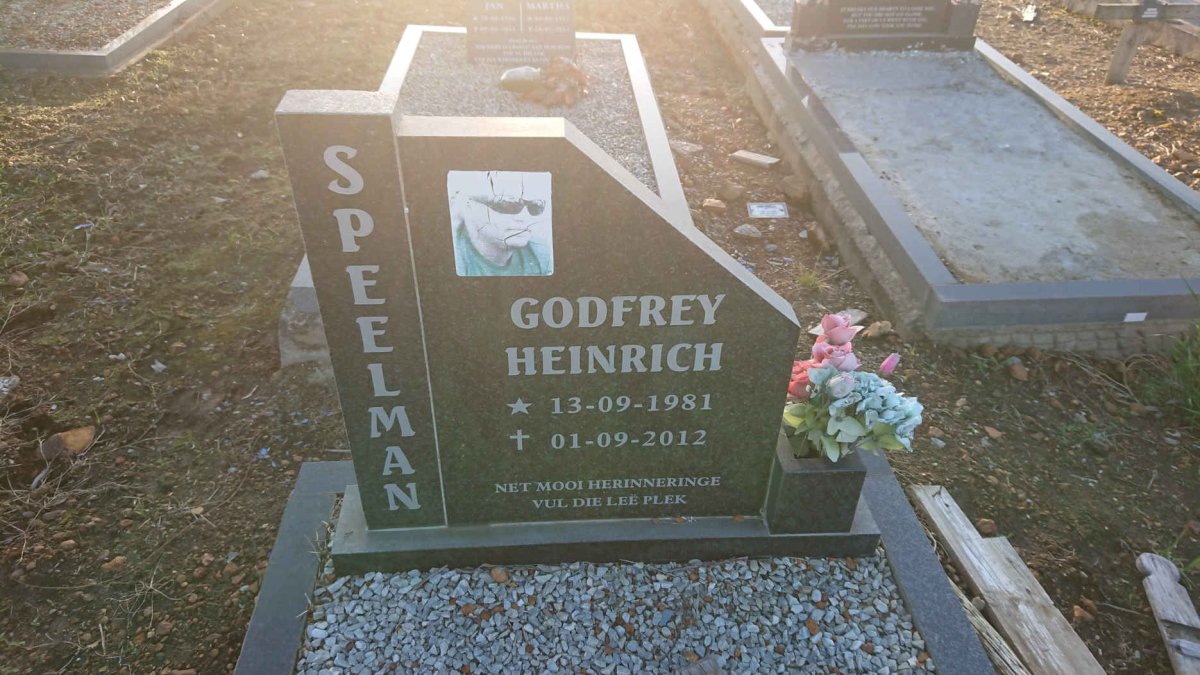SPEELMAN Godfrey Heinrich 1981-2012