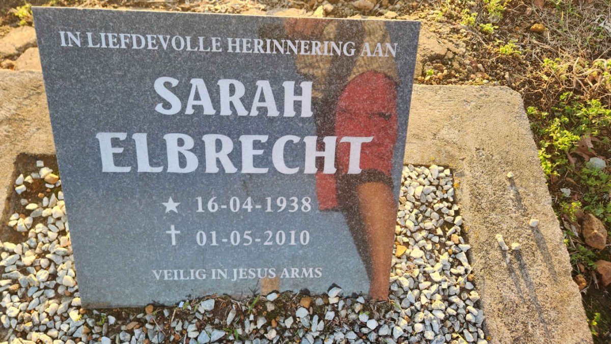 ELBRECHT Sarah 1938-2010