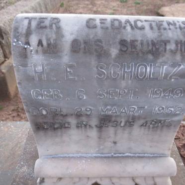 SCHOLTZ H.E. 1949-1952