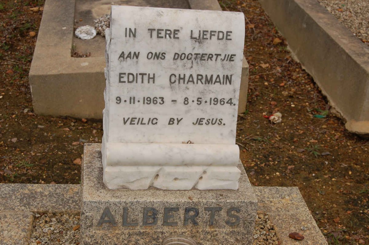 ALBERTS Edith Charmain 1963-1964