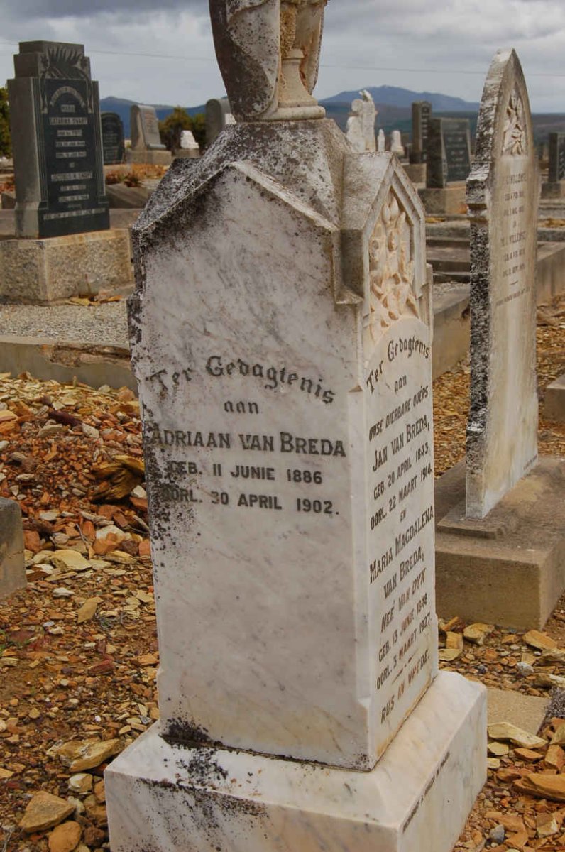 BREDA Adriaan, van 1886-1902