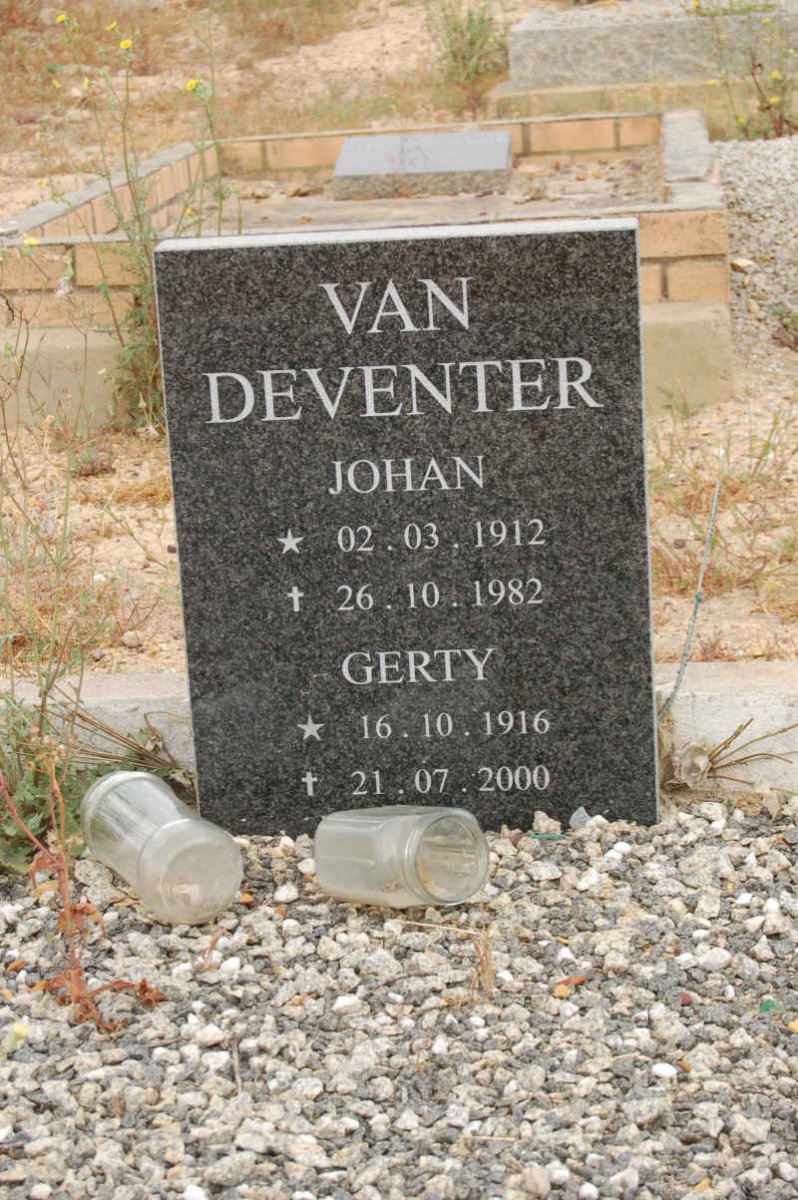 DEVENTER Johan, van 1912-1982 &amp; Gerty 1916-2000