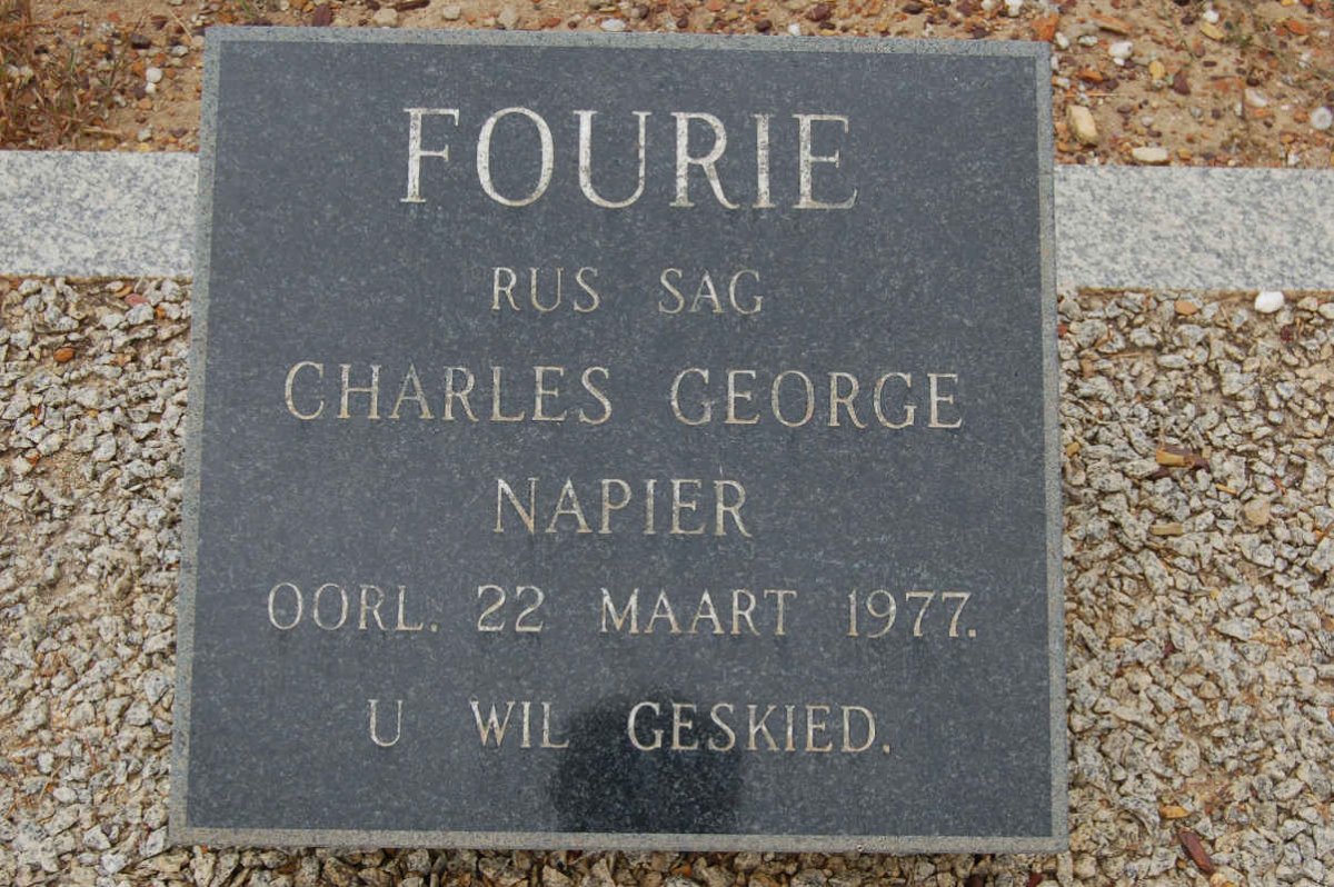 FOURIE Charles George Napier -1977