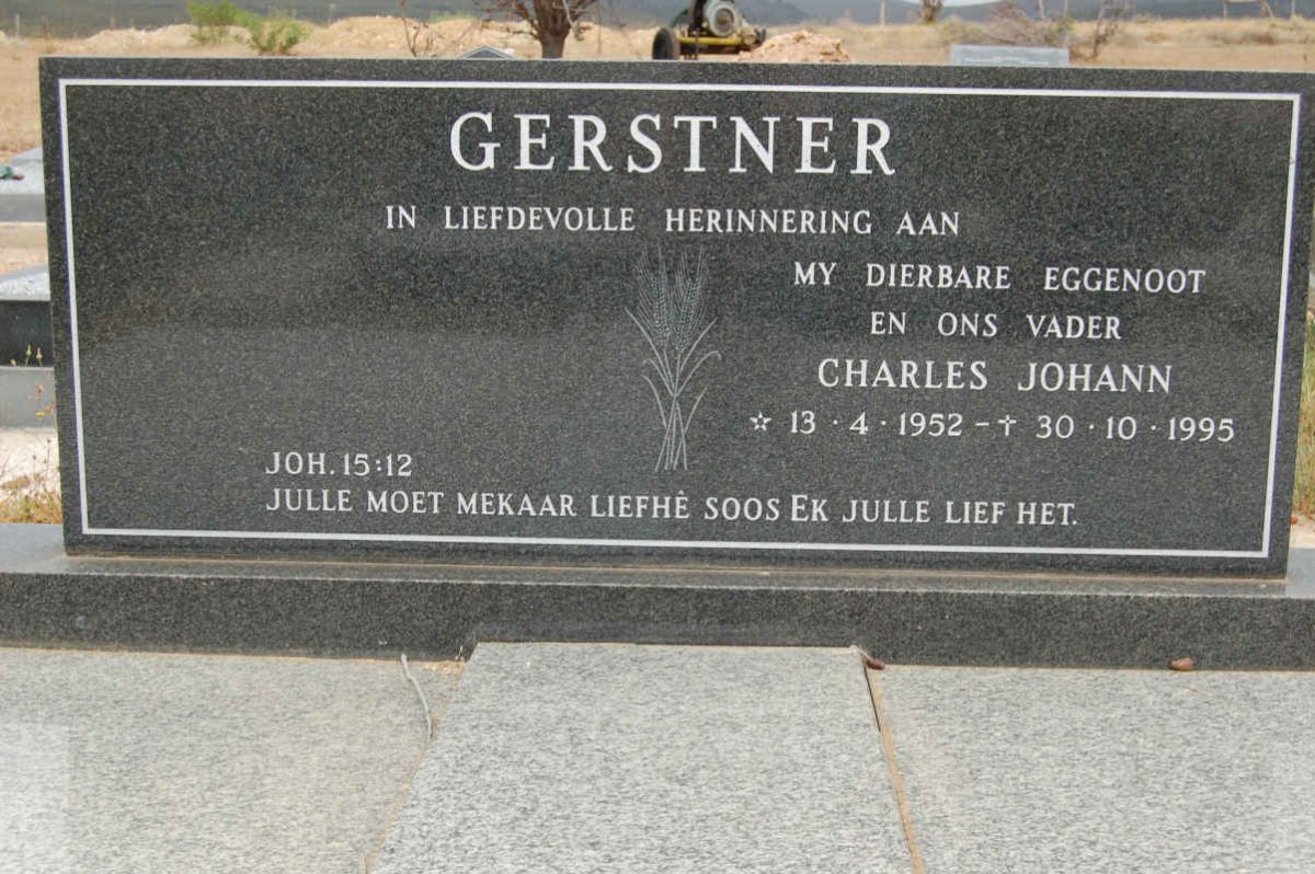 GERSTNER Charles Johann 1952-1995