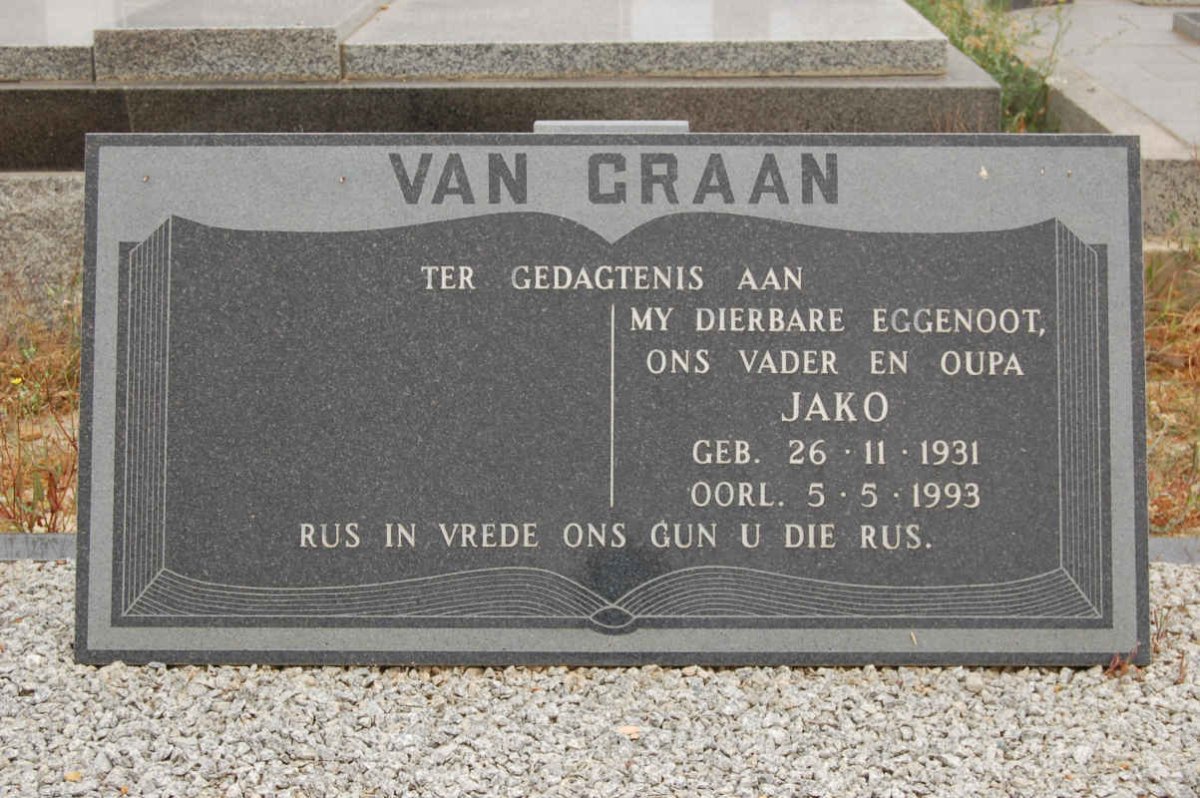 GRAAN Jako, van 1931-1993