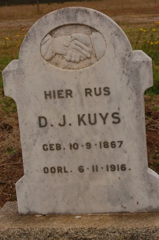 KUYS D.J. 1867-1916