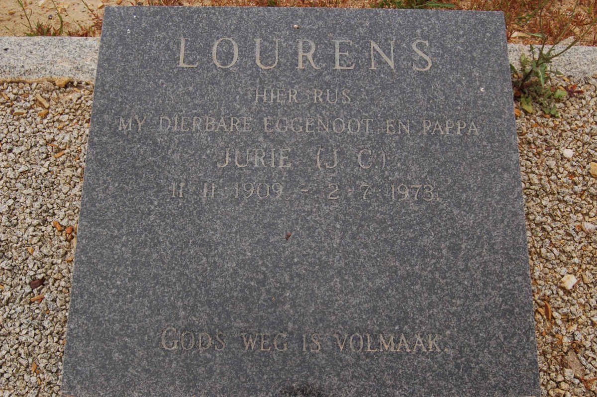 LOURENS J.C. 1909-1973
