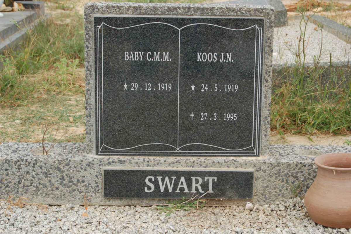 SWART J.N. 1919-1995 &amp; C.M.M. 1919-