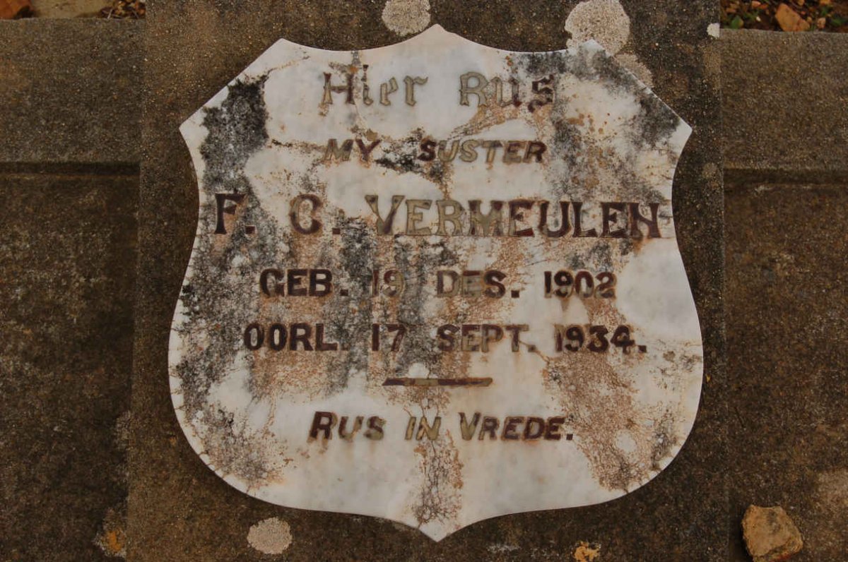 VERMEULEN F.C. 1902-1934