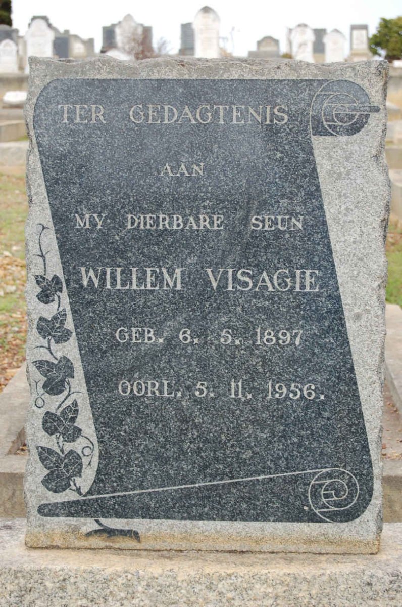 VISAGIE Willem 1897-1956