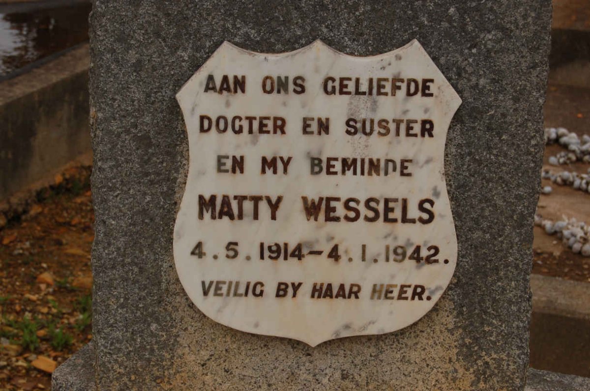 WESSELS Matty 1914-1942
