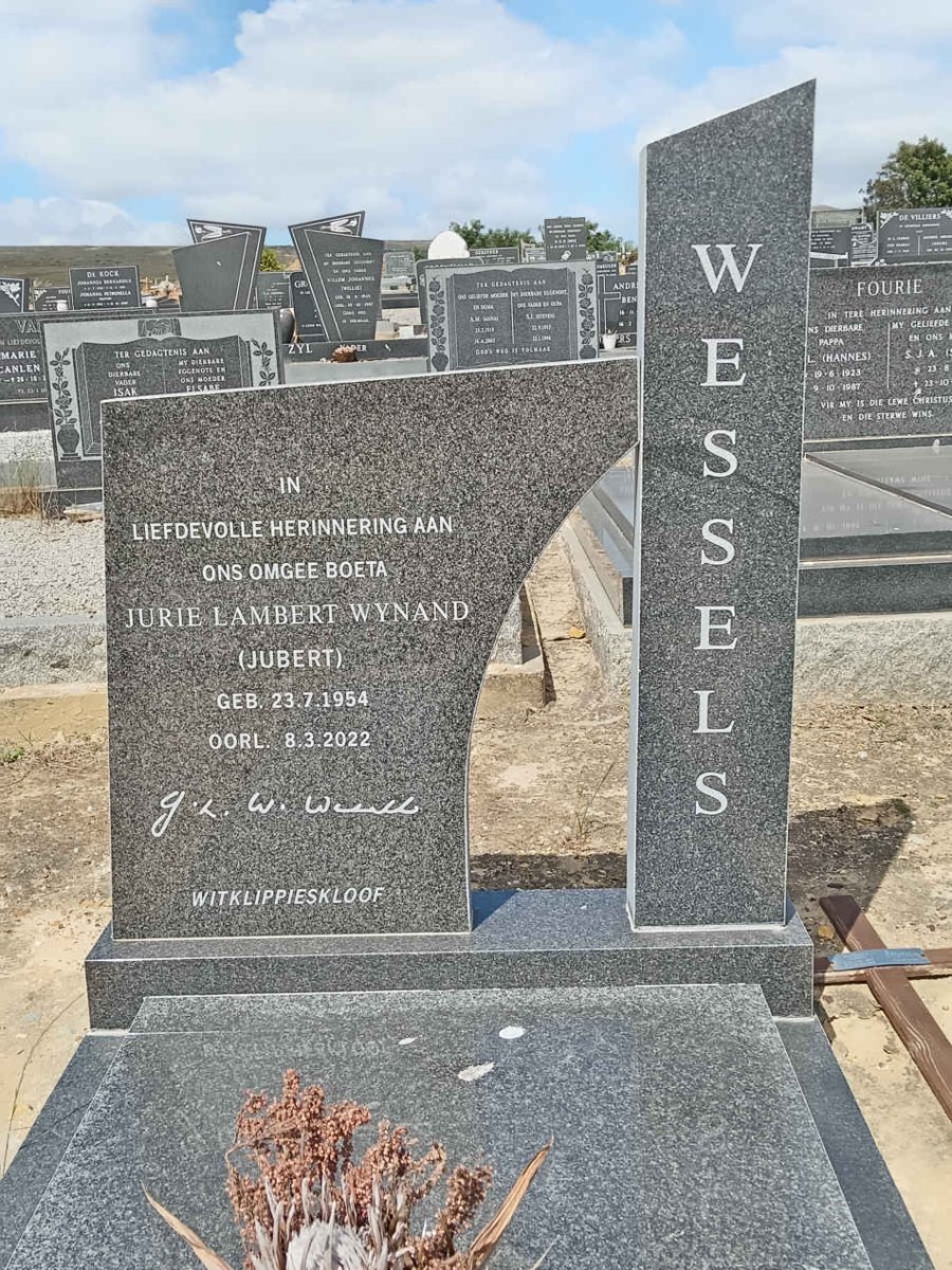 WESSELS Jurie Lambert Wynand 1954-2022