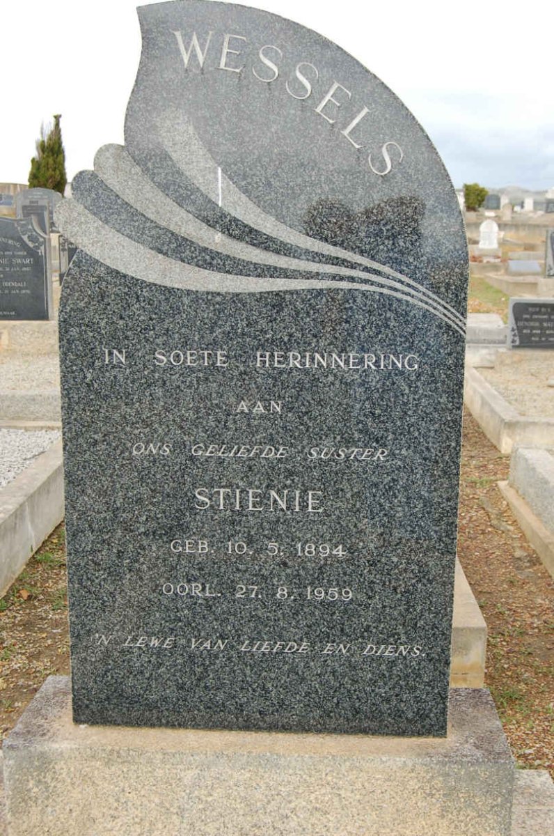 WESSELS Stienie 1894-1959