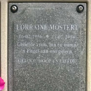 MOSTERT Lorraine 1956-2014