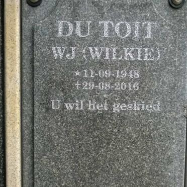 TOIT W.J., du 1948-2016