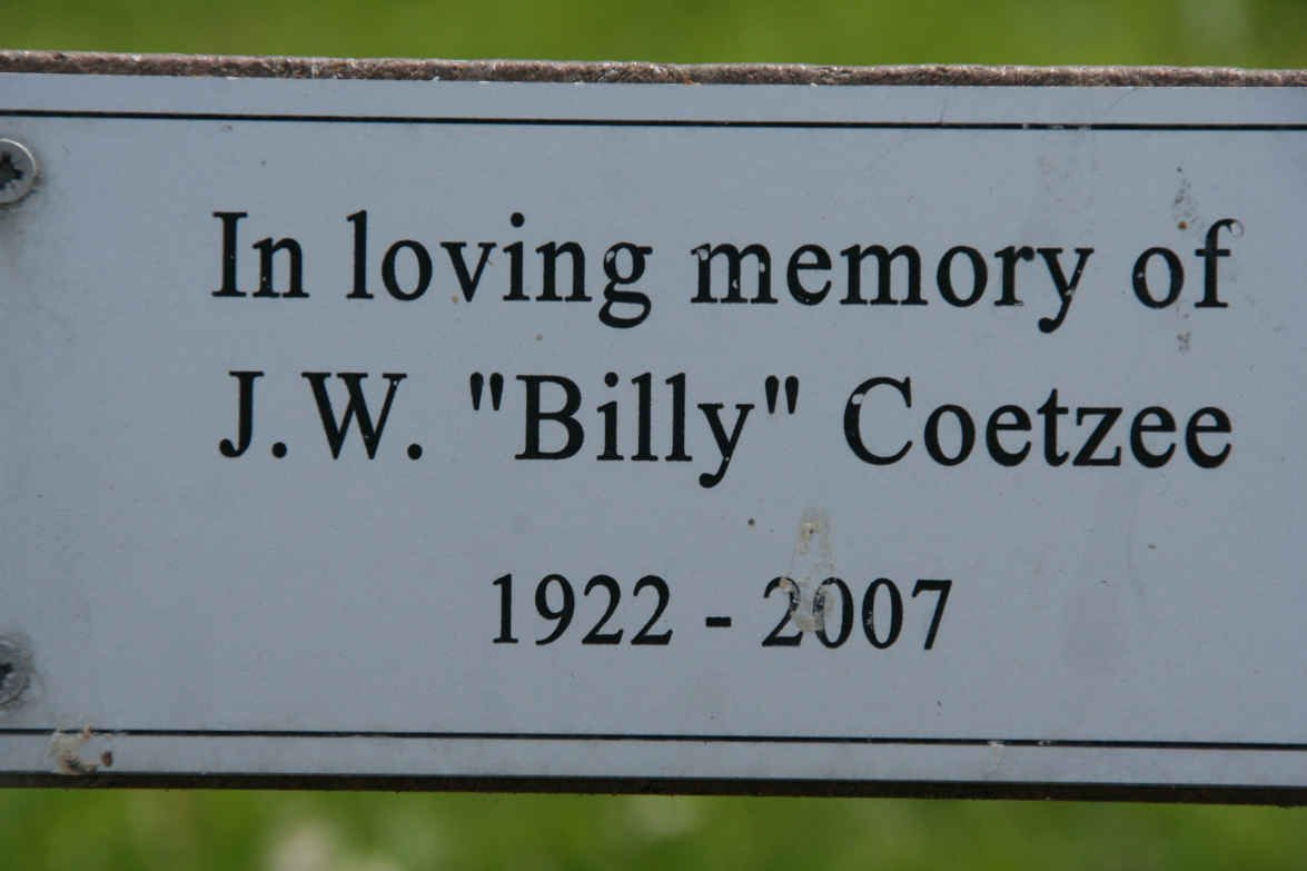 COETZEE J.W. 1922-2007
