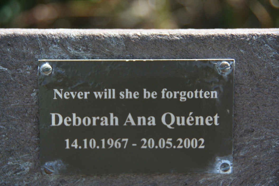 QUÉNET Deborah Ana 1967-2002