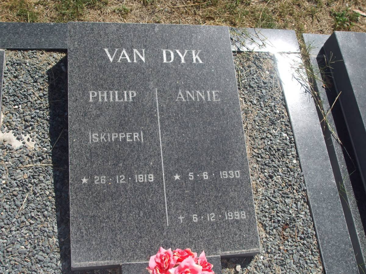 DYK Philip, van 1919-  &amp; Annie 1930-1998