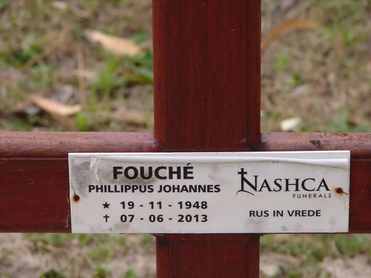 FOUCHÉ Phillippus Johannes 1948-2013