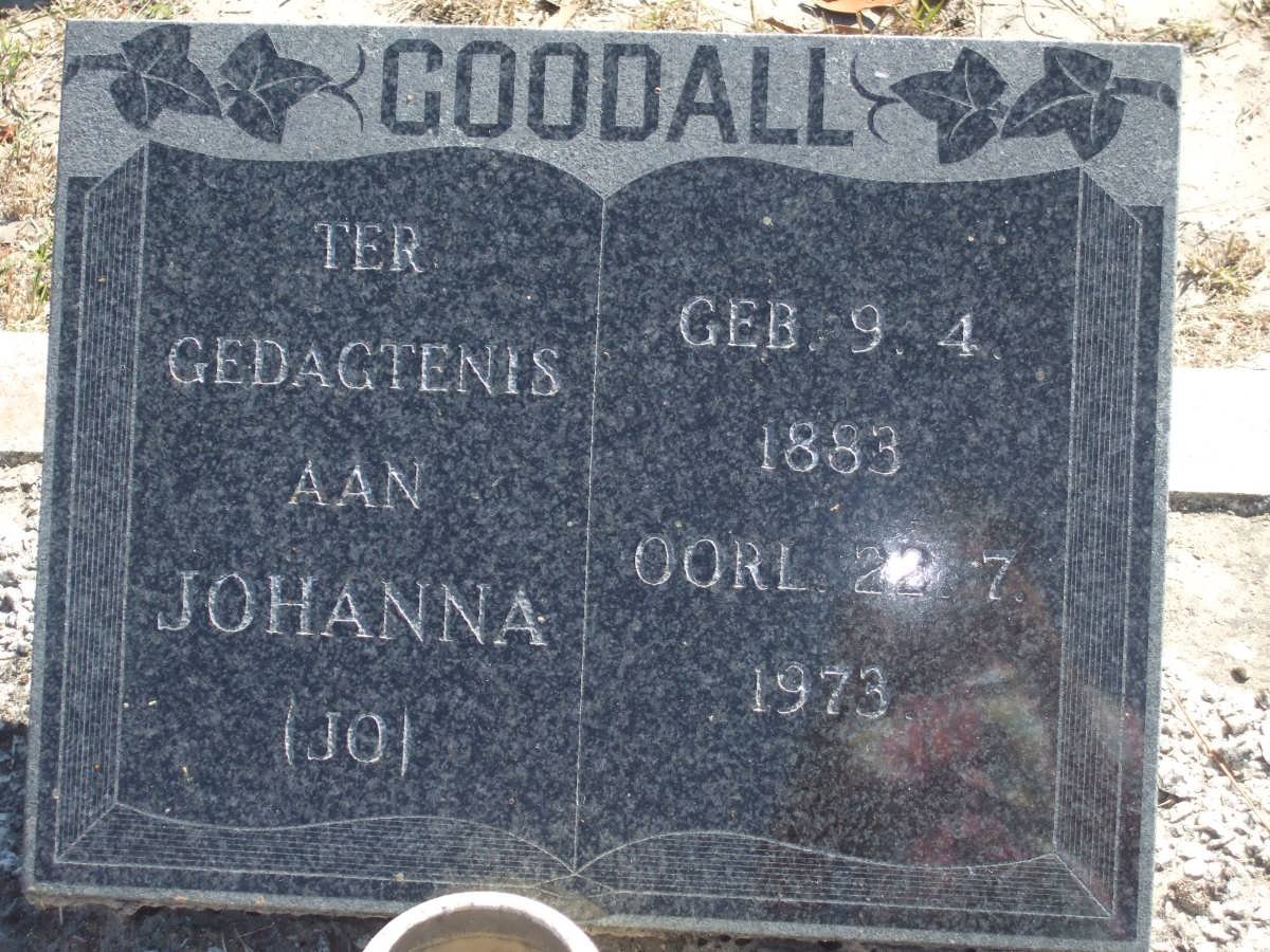 GOODALL Johanna 1883-1973
