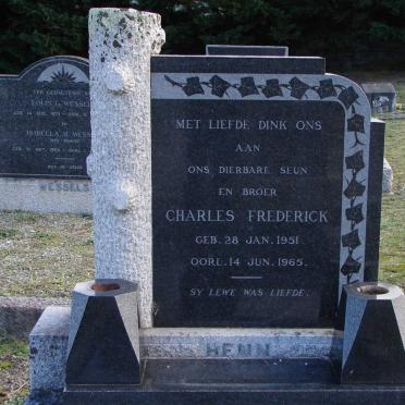 HENN Charles Frederick 1951-1965