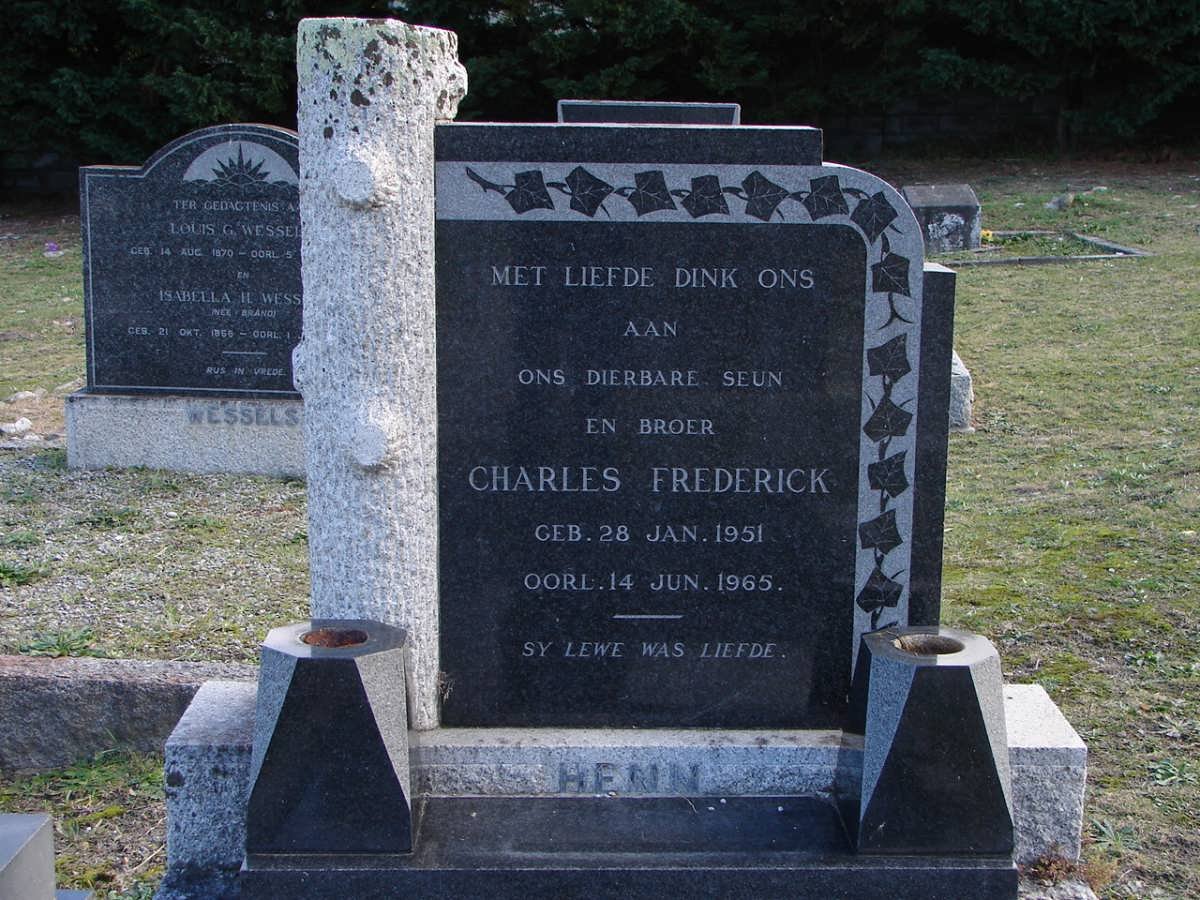 HENN Charles Frederick 1951-1965