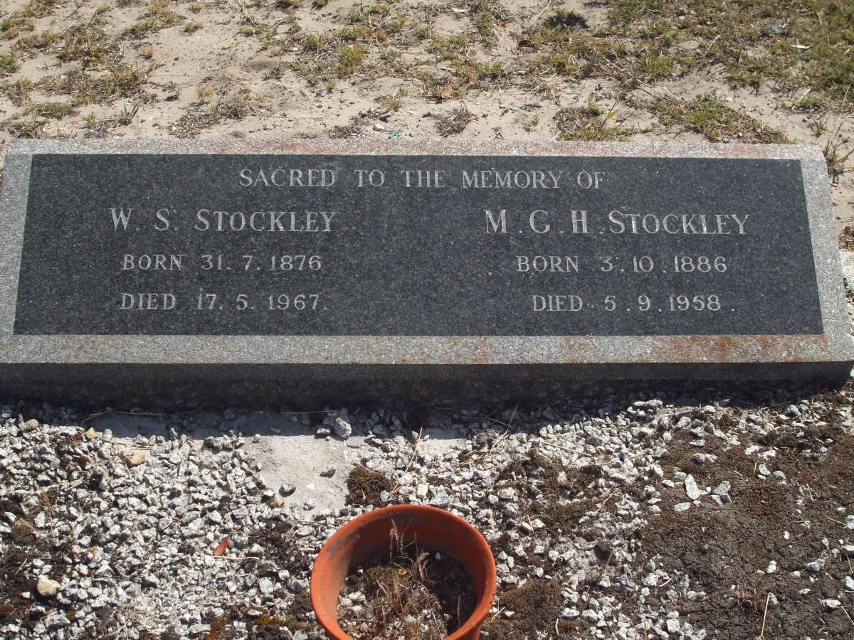STOCKLEY W.S. 1876-1967 &amp; M.G.H. 1886-1958