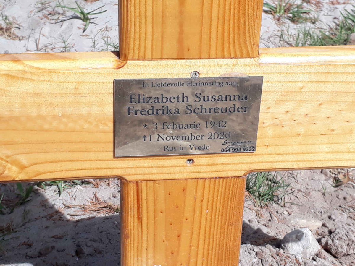SCHREUDER Elizabeth Susanna Fredrika 1942-2020