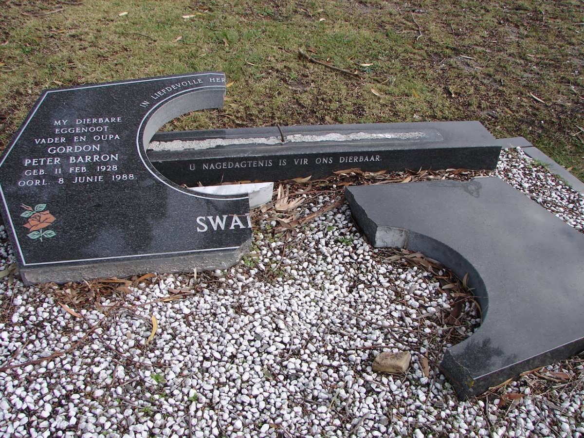 SWA? Gordon Peter Barron 1928-1988