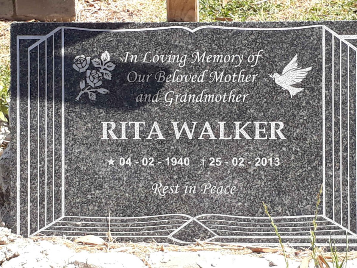 WALKER Rita 1940-2013