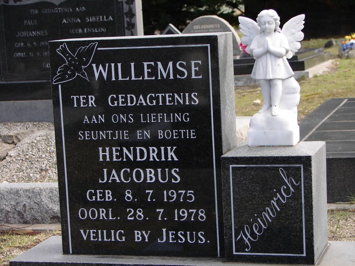 WILLEMSE Hendrik Jacobus 1975-1978