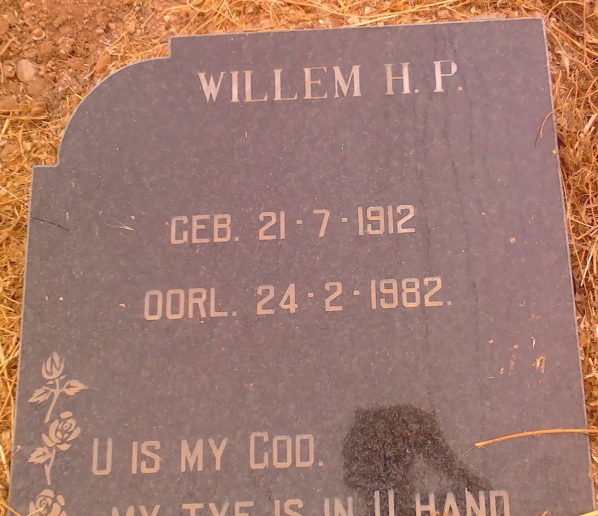 ? Willem H.P. 1912-1982