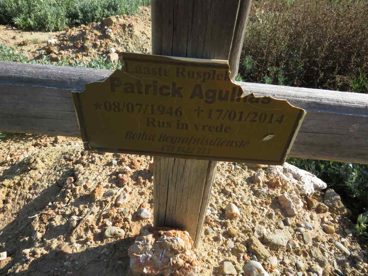 AGULHAS Patrick 1946-2014