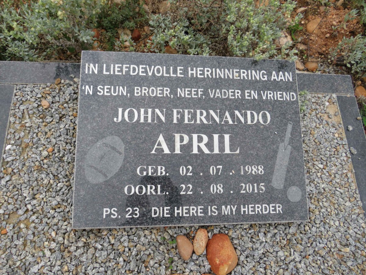 APRIL John Fernando 1988-2015