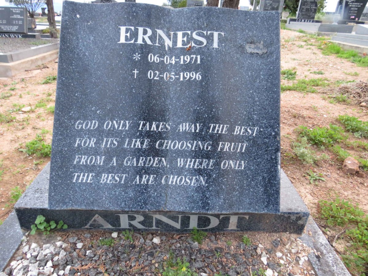 ARNDT Ernest 1971-1996