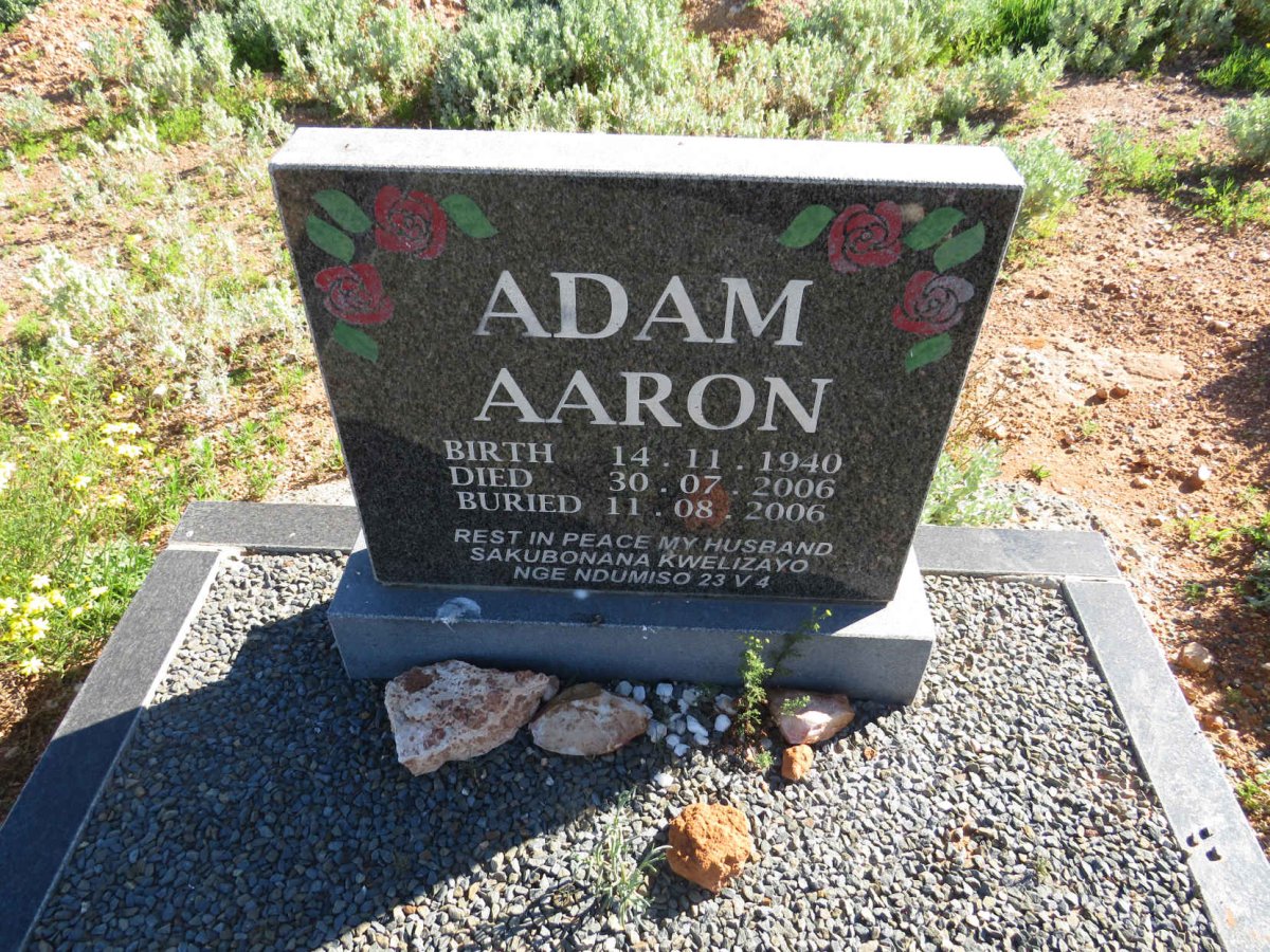 ADAM Aaron 1940-2006