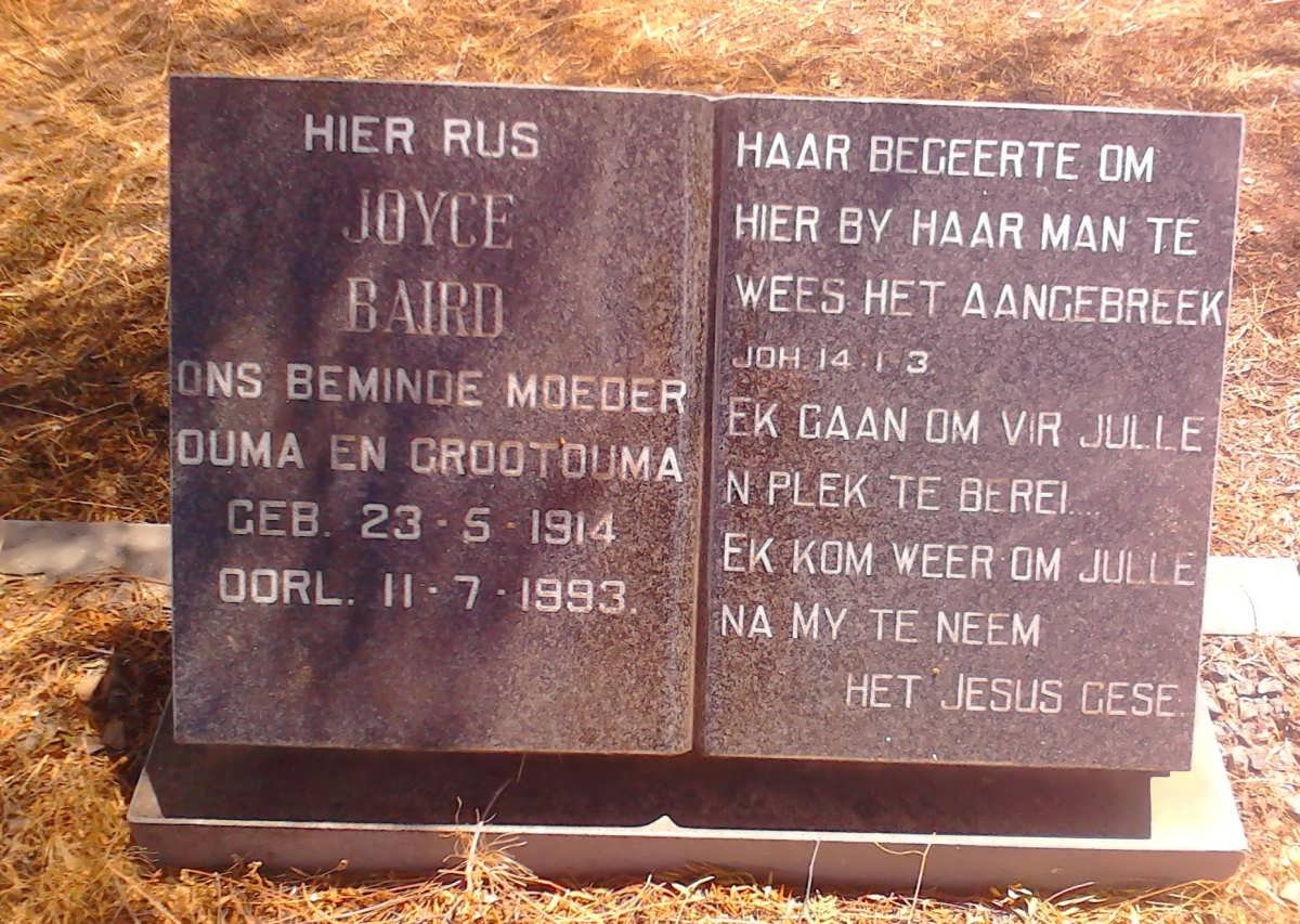 BAIRD Joyce 1914-1993