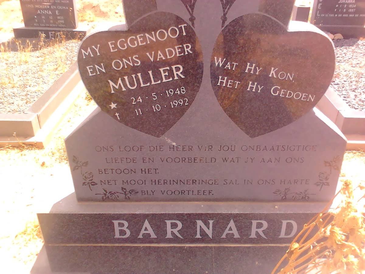 BARNARD Muller 1948-1992