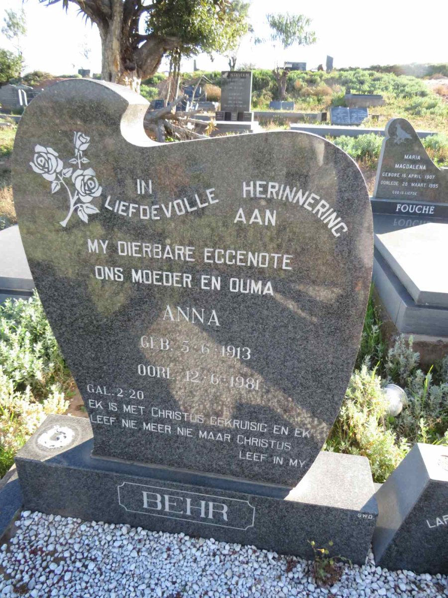 BEHR Anna 1913-1981