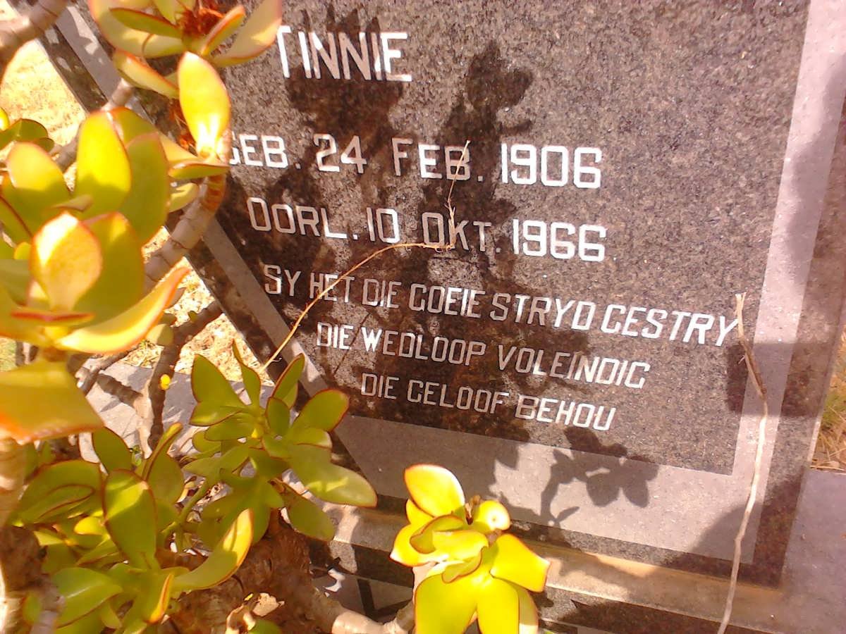BEKKER Tinnie 1906-1966 _1