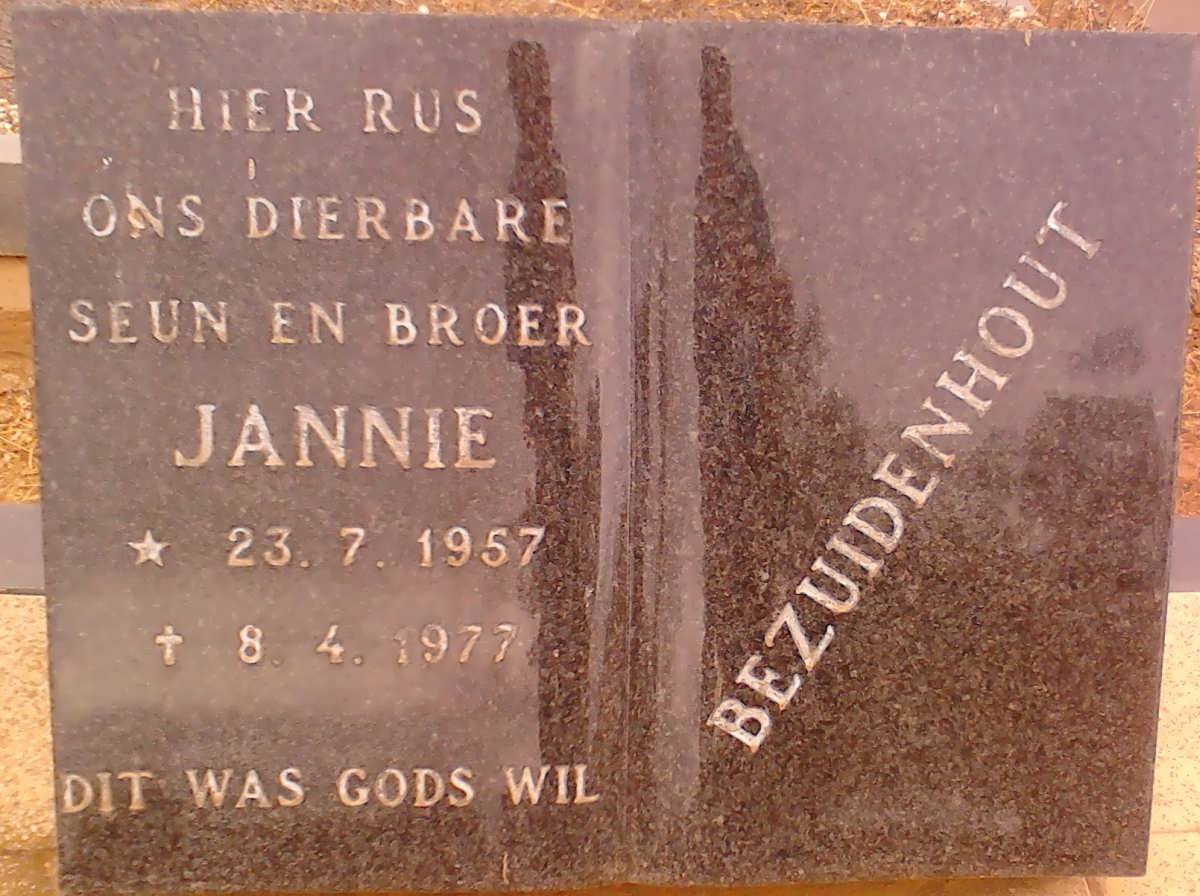 BEZUIDENHOUT Jannie 1957-1977