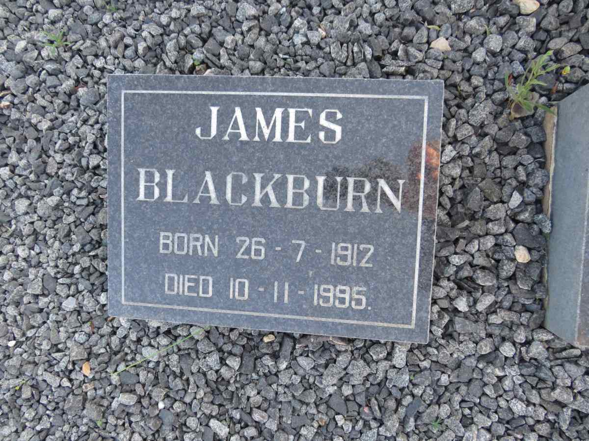 BLACKBURN James 1912-1995