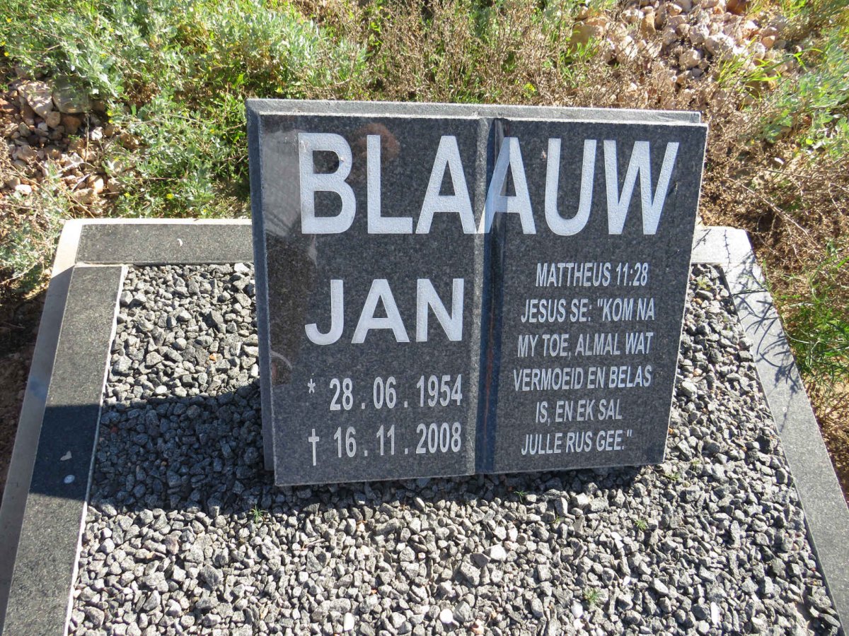 BLAAUW Jan 1954-2008