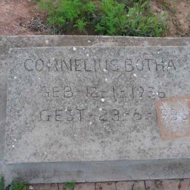 BOTHA Cornelius 1936-1986