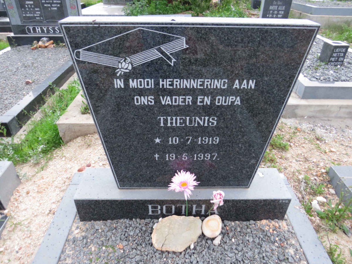 BOTHA Theunis 1919-1997